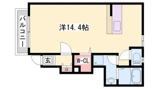 サニー・カーサM【102号室】の間取り