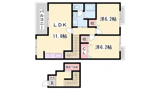 レジデンス東蒲田【2階】の間取り