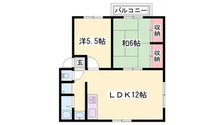 ラ・フォーレ・ヒロⅡ【2階】の間取り
