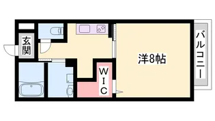 グランドレイク東条【103号室】の間取り