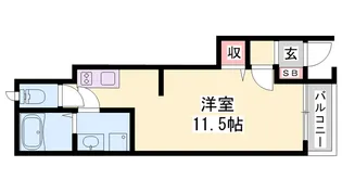 シャルマン【103号室】の間取り