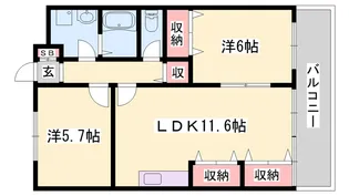 アクロポリス1【2階】の間取り