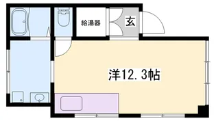 Bright and Fan Terrace【3-W号室】の間取り