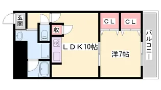 住吉マンション【4階】の間取り