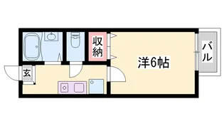 ナイスワン太子【203号室】の間取り