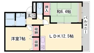 レジデンスコート東山【3階】の間取り