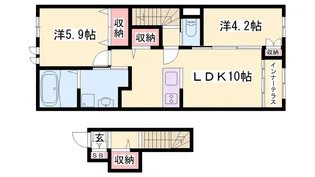 トワ・フィーユⅡ【2階】の間取り