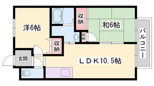 富士ハイツ【2階】の間取り
