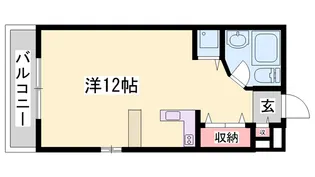 ラ・パルフェ・ド・フォワイエ【0405号室】の間取り