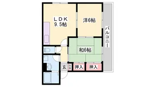 ロイヤル三宝【202号室】の間取り