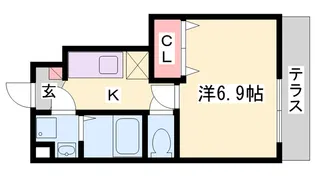 エバーソレーユ【1階】の間取り