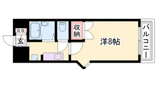 メゾンデール本町【6階】の間取り