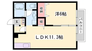 パルハイムA【202号室】の間取り
