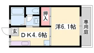 セフィラ北平野【1階】の間取り