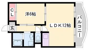 ダイヤマンション【2-B号室】の間取り