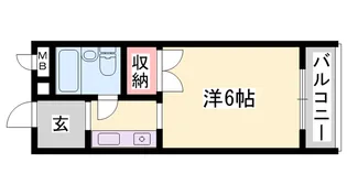 ジュネス書写【210号室】の間取り