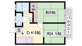 ハイツオリーブ【205号室】の間取り