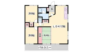 赤穂プラザハイツ【301号室】の間取り