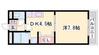 シャイン ハート【1階】の間取り