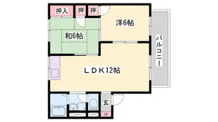 ハートフル夢前I【1階】の間取り