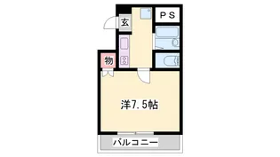 ルークレジデンス姫路Ⅲ【8階】の間取り