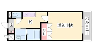 Mハイツ【1階】の間取り
