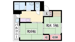 クレスト多可町2号棟【408号室】の間取り