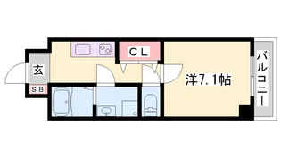 Capital.i姫路【6階】の間取り
