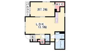 オリーブ赤穂Ⅰ【1階】の間取り