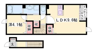 2020【206号室】の間取り