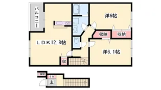 ゴールド・クレストⅠ【2階】の間取り