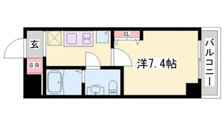 Capital.i姫路【4階】の間取り