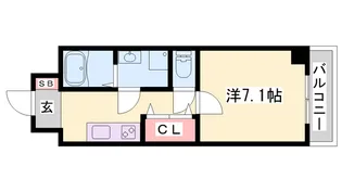 Capital.i姫路【6階】の間取り