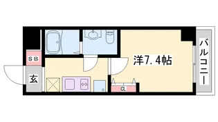 Capital.I姫路【4階】の間取り