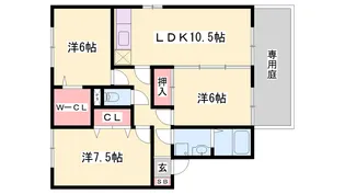 3LDKの間取り画像
