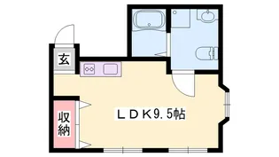 リノーバ山野井【303号室】の間取り