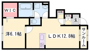 アイリス・K3【1階】の間取り