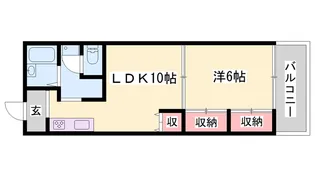 サンヴェール21【203号室】の間取り