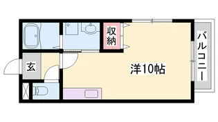 アウラ細江【1階】の間取り