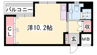 クオリティライフ壱番館【9階】の間取り