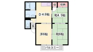 ラークヒル【202号室】の間取り