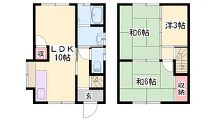 兵庫県姫路市白浜町宇佐崎中3丁目【一戸建】の間取り