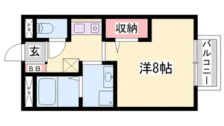 グランドソレイユ B棟【2階】の間取り