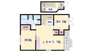 プロムナード【2階】の間取り