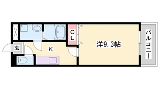 リバティーグリーンヒルズ【1階】の間取り