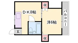 光コーポ【102号室】の間取り