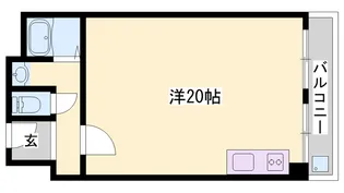 1Rの間取り画像