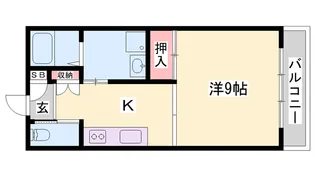 カリヨン三蔵田【2階】の間取り