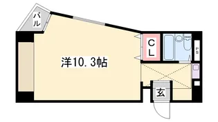 宝殿駅前ヤングパレス【101号室】の間取り