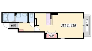 オールウェイズ翔【102号室】の間取り